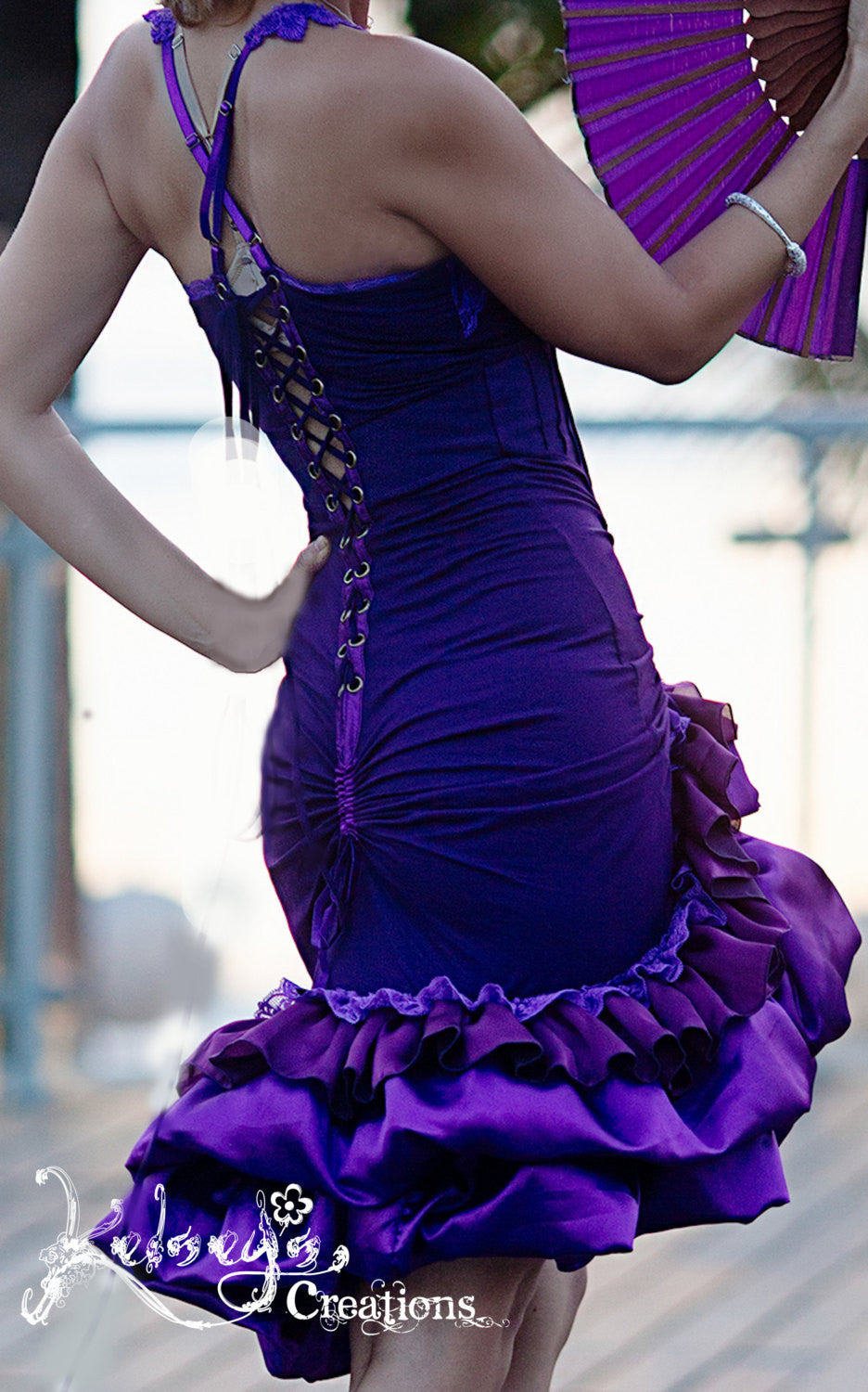 Cocktail Dress - One Size, Purple, Victorian Style Dress, Graduation, - kelseyscreations Cocktail Dress - One Size, Purple, Victorian Style Dress, Graduation, - kelseyscreations