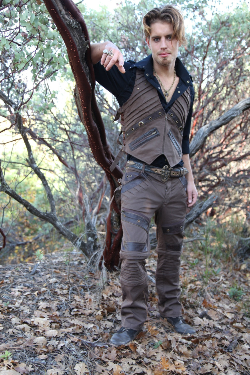 Steampunk Suit- Small, Brown, Mens Suit, Burning Man, Mad Max, Hipster -  kelseyscreations